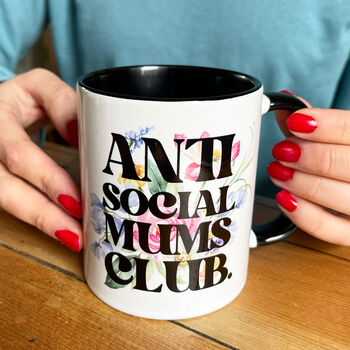 The Anti Social Mums Club Ceramic Mug, 2 of 4