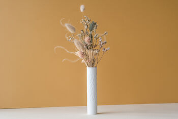 Fine Bone China Vase And Dried Flower Bouquet Gift Set, 2 of 4