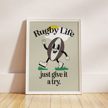 Rugby Life: Funny Rugby Print, 8 of 8