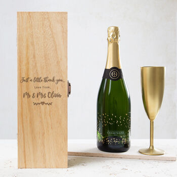 Personalised Wedding Thank You Wine Box, 5 of 10