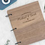 Personalised Scrapbook Wedding Guest Book For Couple, thumbnail 1 of 6