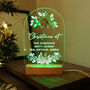 Personalised Christmas Poinsettia LED Light, thumbnail 3 of 5