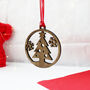 Cut Out Christmas Tree Ornament, thumbnail 6 of 8