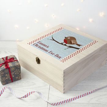 Personalised Robin Christmas Eve Box, 3 of 4