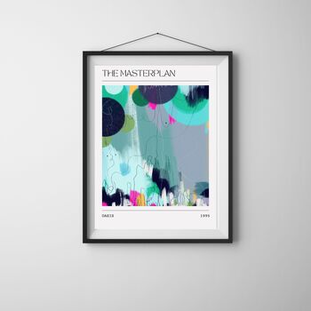 Oasis Music Inspired Abstract Painting Art Print, 2 of 3