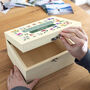 Personalised Wedding Keepsake Box Wildflowers, thumbnail 2 of 6