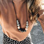 Leopard Print Breastfeeding And Teething Necklace, thumbnail 1 of 7