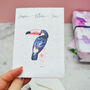 Mothers Day Plantable Seed Paper Toucan Card, thumbnail 2 of 7