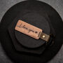 Personalized Wooden Keychain, Custom Engraved Gift, thumbnail 5 of 7