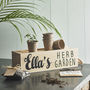Personalised Grow Your Own Herb Garden, thumbnail 1 of 4