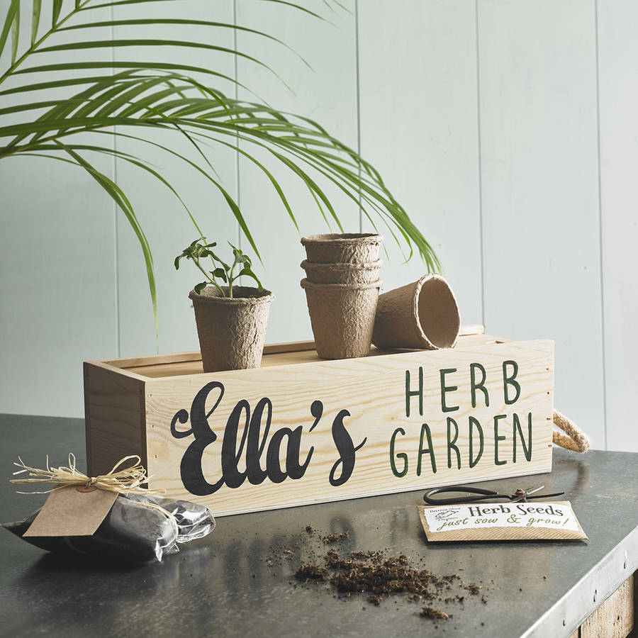 Personalised Herb Garden Window Box, 1 of 4