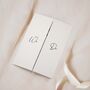 Minimal Sunflower Gatefold Wedding Invitations, thumbnail 2 of 5