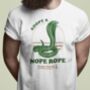 Funny Snake T Shirt, Adopt A Nope Rope, thumbnail 2 of 6
