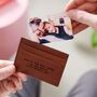 Personalised Card Holder With Photo Card And Message, thumbnail 1 of 3