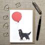 Personalised Gordon Setter Dog Birthday Card, thumbnail 1 of 4