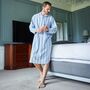 Men's 'Brighton Blue' Stripe Brushed Cotton Nightshirt, thumbnail 2 of 4