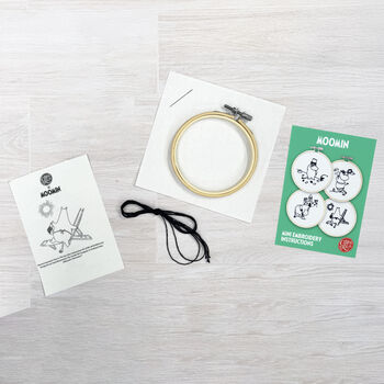 Moominmamma's Day In The Sun Mini Embroidery Kit, 3 of 4