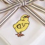 Embroidered Little Chick Cocktail Napkins, thumbnail 4 of 8