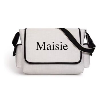 Personalised Canvas Stroller Buggy Organiser Baby Bag, 8 of 10