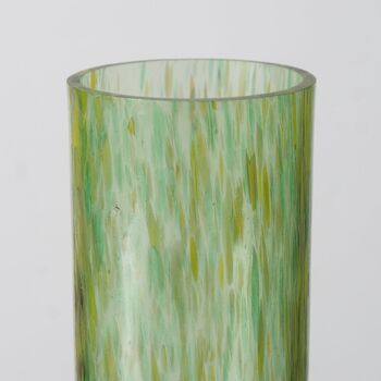 Springtime Green Lacquered Glass Vase, 3 of 4