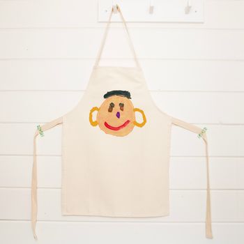 Personalised Children's Apron With Their Drawing, 2 of 5