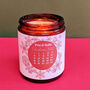 Personalised Scented Advent Candle With Music, thumbnail 3 of 4