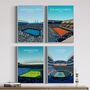 Australian Open Tennis Print Sunset, thumbnail 2 of 2