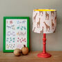 Fun And Colourful Giraffe Patterned Drum Lampshade, thumbnail 1 of 2