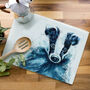 Inky Badger Extra Large Glass Worktop Saver, thumbnail 3 of 6
