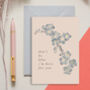'Don't Be Blue' Greeting Card, thumbnail 2 of 2
