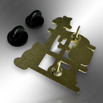 Kitten Cat Tree Enamel Pin Brooch, Gift For Cat Lover, 6 of 8