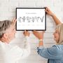 Personalised Family Birth Flower Print For Dad, thumbnail 3 of 7