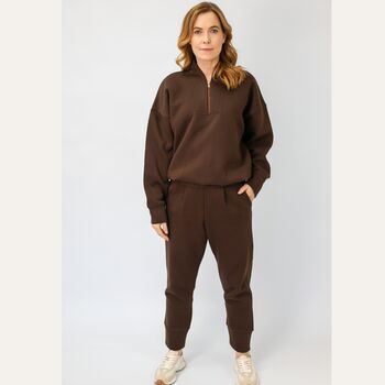 Margot Sweatshirt In Chocolate, 2 of 6