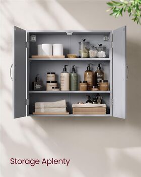 Bathroom Wall Cabinet Wall Mounted Medicine Storage, 5 of 9