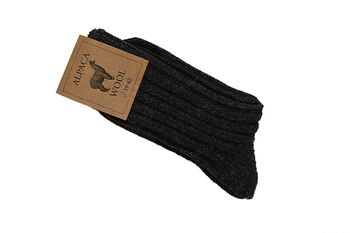 Unisex Alpaca Socks Extra Thick Warm Outdoor/Indoor, 7 of 9