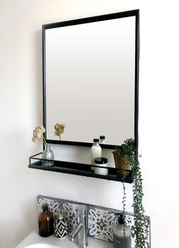 Wall Mirror With Mini Shelf, 3 of 12