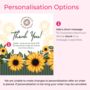 Personalised Grow Your Own Flowers Thank You Gift, thumbnail 2 of 4