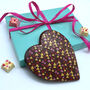 Large Dark Chocolate Heart Gift, thumbnail 1 of 4