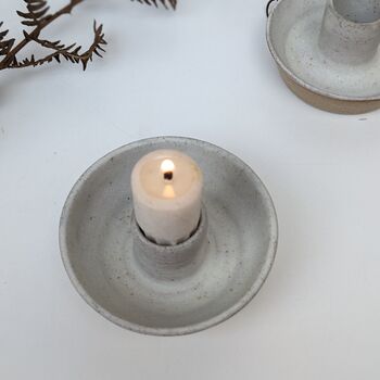 Handmade Ceramic Candle Holder, 2 of 2