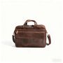 Genuine Leather Business Briefcase Laptop Bag, thumbnail 6 of 12