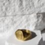 Gold Gaia Ring Unisex Gift, thumbnail 2 of 6