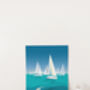 Go Sailing Travel Poster Art Print, thumbnail 3 of 8