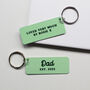 The Year You Became My Daddy Personalised Keyring, thumbnail 3 of 7