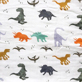 Four Layer Dino Bamboo Blanket, 4 of 4