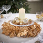 Champagne Gold Christmas Table Centrepiece, thumbnail 1 of 5
