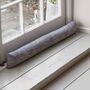 Cotton Chambray Draught Excluder, thumbnail 1 of 2