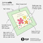 Flowers Thank You Teacher Card With Paper Confetti, thumbnail 2 of 3