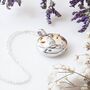 Personalised Sterling Silver Owl Locket, thumbnail 2 of 12