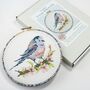 Long Tailed Tit Cross Stitch Embroidery Hoop Kit, thumbnail 7 of 8