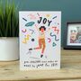 Jumping For Joy Happy News Card, thumbnail 1 of 2